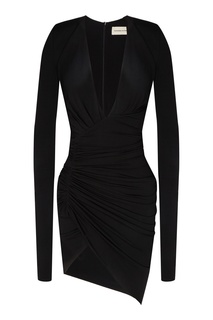 Облегающее черное платье Alexandre Vauthier