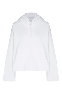 Белое хлопковое худи Acne Studios