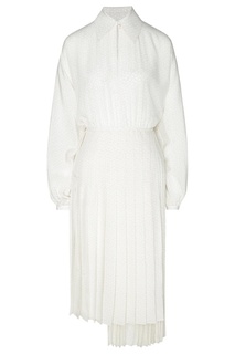 Белое платье Fendi
