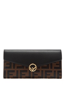 Кожаный кошелек с монограммами Fendi