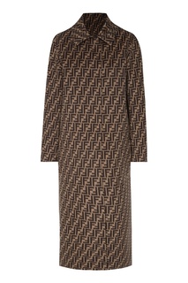 Двустороннее шерстяное пальто Fendi