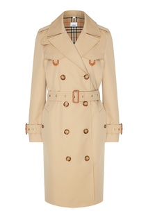 Светлый тренч из хлопка Burberry