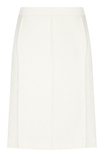 Твидовая юбка с рельефными швами St. John