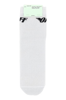 Белые носки со стилизованным логотипом Off White