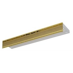 Карниз потолочный пластиковый DDA Прямой Гранд двухрядный песок 2.0