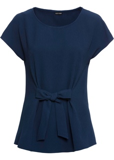 Футболка с декоративным узлом Bonprix