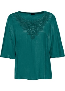 Блузка с кружевом Bonprix