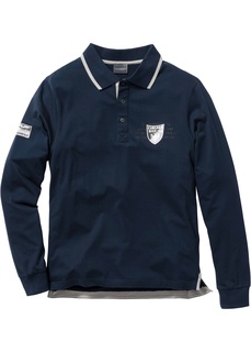 Футболка-поло Regular Fit с длинным рукавом Bonprix