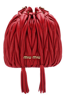 Рюкзак из кожи Miu Miu