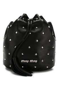 Рюкзак из кожи Miu Miu