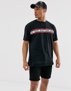 Футболка с отделкой лентой Tommy Jeans - Черный