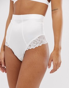 Белые моделирующие стринги с завышенной талией Hunkemoller - Белый