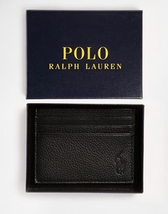 Кожаная кредитница Polo Ralph Lauren - Черный