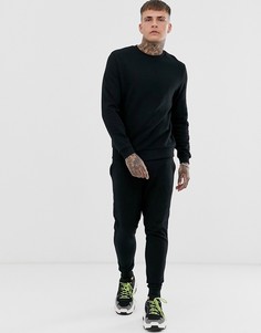 Черный спортивный костюм ASOS DESIGN - Черный