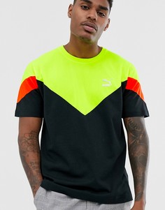 Черная обтягивающая футболка Puma MCS - Черный