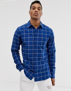 Рубашка в клетку с длинными рукавами Tommy Jeans - Темно-синий