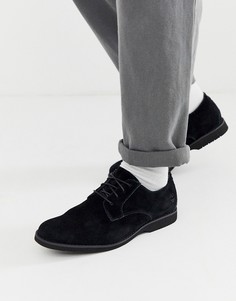Черные кожаные туфли на шнуровке Timberland - Черный