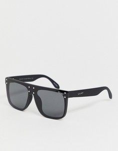 Черные солнцезащитные очки Quay Australia hidden hills - Черный