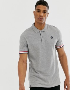 Серое поло с отделкой Jack & Jones Originals - Серый