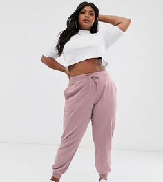 Базовые джоггеры со шнурком ASOS DESIGN Curve - Фиолетовый