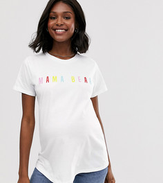 Футболка с принтом ASOS DESIGN Maternity - Белый