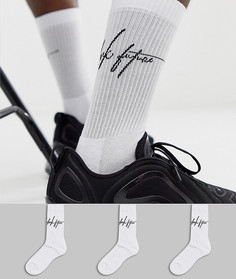 Набор спортивных носков с логотипом Dark future ASOS DESIGN 3 пары