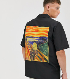 Рубашка с принтом на спине Reclaimed Vintage - Оранжевый