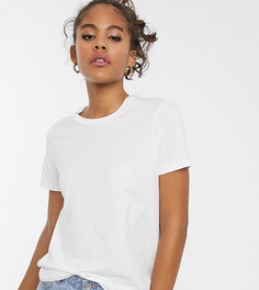 Белая футболка из органического хлопка с круглым вырезом ASOS DESIGN Tall ultimate - Белый