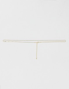 Золотистая цепочка на талию ASOS DESIGN - Золотой