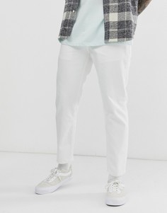 Белые джинсы классического кроя из жесткого материала ASOS DESIGN - Белый