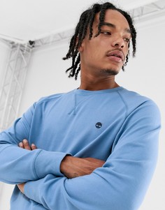 Свитшот с круглым вырезом и большим логотипом Timberland Exeter - Серый
