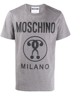 Moschino футболка с логотипом