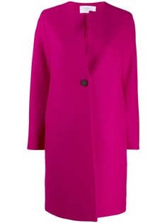 Harris Wharf London single breasted collarless coat