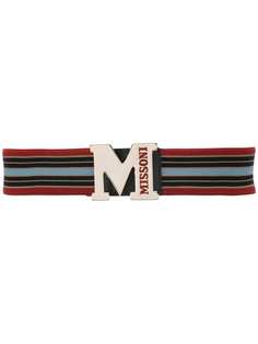 M Missoni striped belt