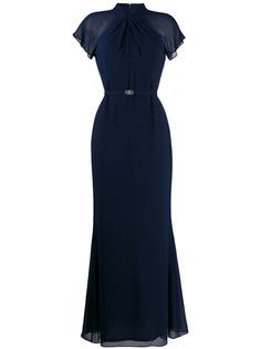 Lauren Ralph Lauren rhinestone belt gown