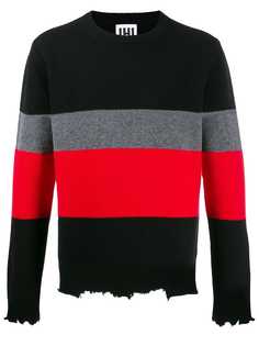 Les Hommes Urban striped knit jumper