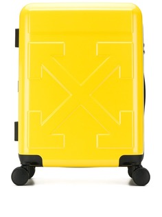 Off-White arrow and quote luggage
