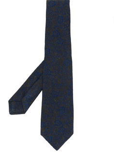Kiton галстук с цветочным узором