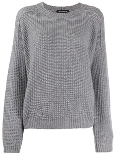 Iris Von Arnim waffle-knit jumper