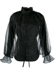 Comme Des Garçons Noir Kei Ninomiya layered sheer shirt