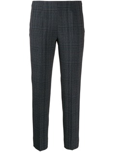 Piazza Sempione slim-fit plaid trousers