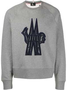Moncler Grenoble logo patch sweatshirt