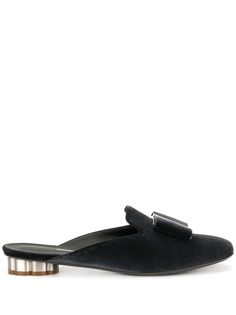 Salvatore Ferragamo Flower heel slipper shoes