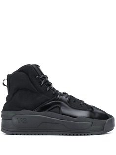 Y-3 ankle lace-up sneakers