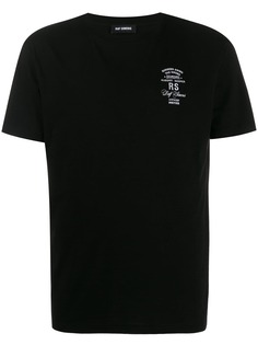 Raf Simons logo embroidered T-shirt