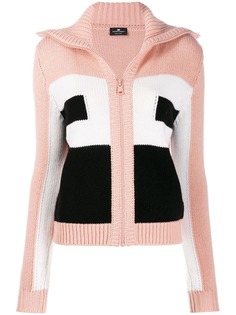 Elisabetta Franchi colour-block knit cardigan