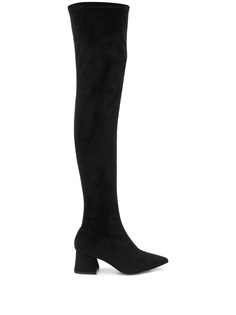 Pollini over the knee heeled boots