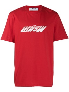 MSGM футболка с логотипом