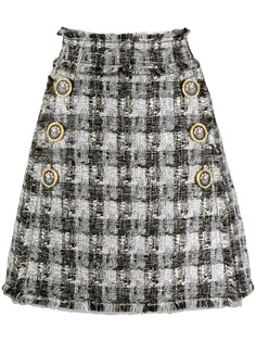Dolce & Gabbana юбка А-силуэта в клетку