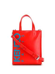 Kenzo сумка-тоут в стиле колор-блок с логотипом
